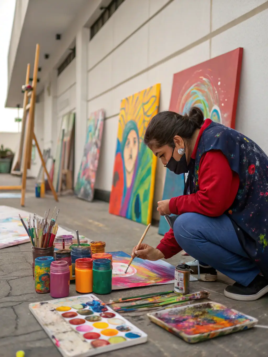 Image of a person using Colored Pencils for Artists to create a vibrant and detailed drawing, showcasing the rich pigmentation and blendability of the pencils.
